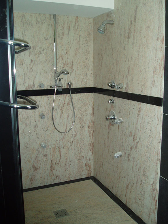 douche à l'italienne